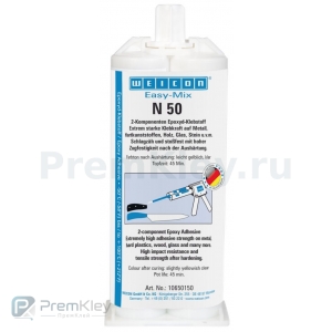 WEICON Easy-Mix N 5000 (50 мл) Эпоксидный клей затвердевающий 20 минут, прозрачный
