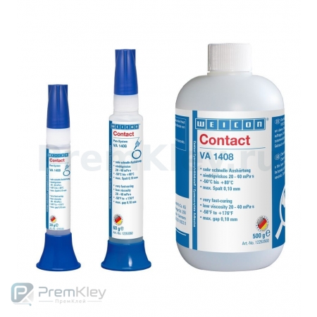 WEICON Contact VA 1408 Цианоакрилатный клей (60 г)