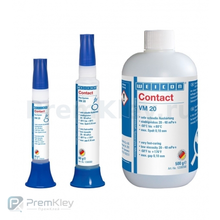 WEICON Contact VM 20 Цианоакрилатный клей (60 г)