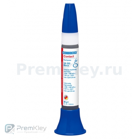 WEICON Contact VA 250 Черный Цианоакрилатный клей (30 г)