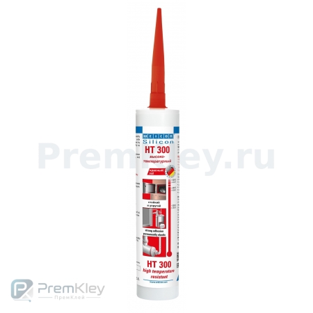 WEICON Силикон HT 300 высокотемпературный красный (310 мл)