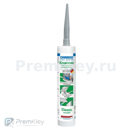 WEICON Flex 310 M Классик MS-Полимер (310 мл) серый