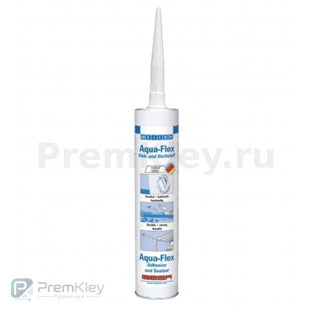 WEICON Aqua-Flex MS-Полимер (310 мл) для мокрых и влажных поверхностей, белый