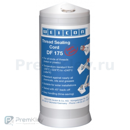 WEICON Нить для уплотнения резьбы DF 175 (175 м)