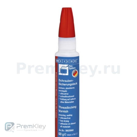 WEICON Лак-фиксатор для болтов (60г) красный